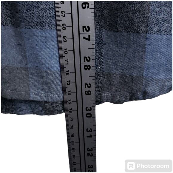 Lucky Brand Men's Classic Fit Long Sleeve Button-Up Flannel Shirt Large Gray - Picture 14 of 14